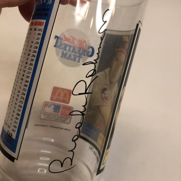 McDonald's‎ Baltimore Orioles VIntage 1993 Brooks Robinson 6" Souvenir Glass - Picture 11 of 13